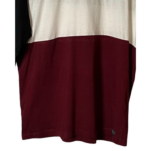 Ricky Singh Men's Long Sleeve Crewneck Pullover Shirt Size M Blue Red White - Picture 4 of 9